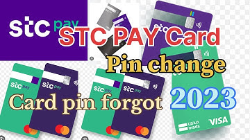 Stc pay atm card pin change | stc pay card pin forgot | how to change stc pay card pin number