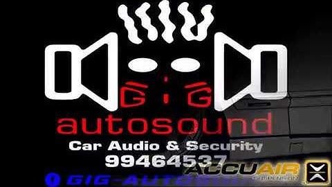 Accuair i-level / e-level Install By - GIG-AUTOSOUND MALTA