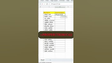 Fix Messy Names in Seconds with Excel!   #excel