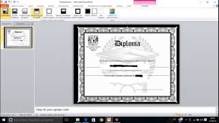 Como realizar un fondo negro digital de titulos con PowerPoint