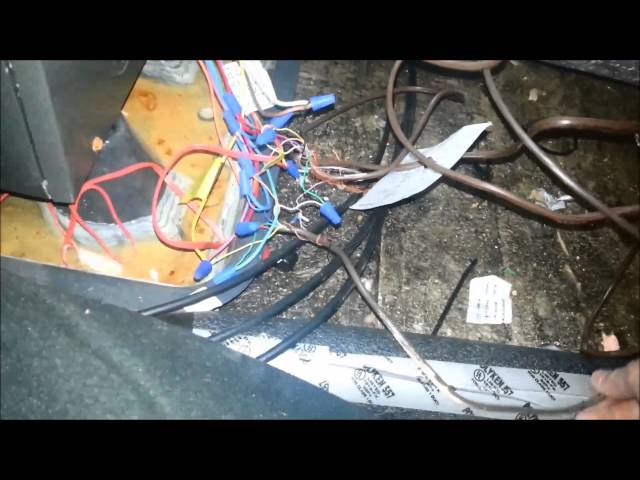 Outdoor Thermostat Install - YouTube