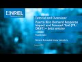 Tutorial for NREL’s Puerto Rico Demand Response Impact and Forecast Tool