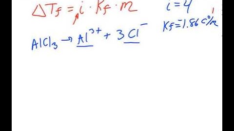 Calculating Freezing Point Depression + Boiling Point Elevation
