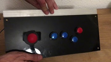 VecCab control panel for Vectrex (showing the underside)