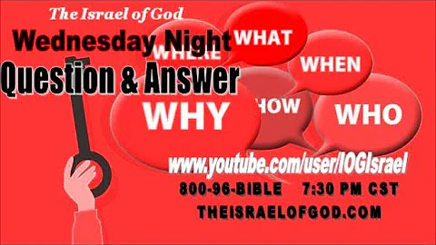 IOG - Wednesday Night Q&A 10/26/22