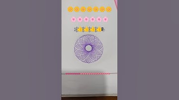 Viral spirograph #shorts #viralshorts #asmr #satisfying #diy #craft #shortfeed #youtube
