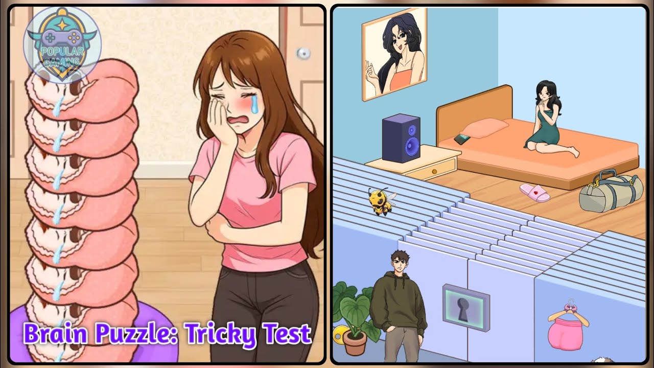 Brain Puzzle Tricky Test Level 26: Unlock All The Doors !Gameplay Solution