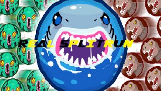 REALTIME SPLITRUNNING LEVELS in AGAR.IO | Agario Inverse / Flash Splıt + SPLITRUN
