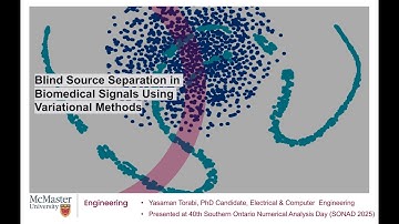 Blind Source Separation in Biomedical Signals Using Variational Methods