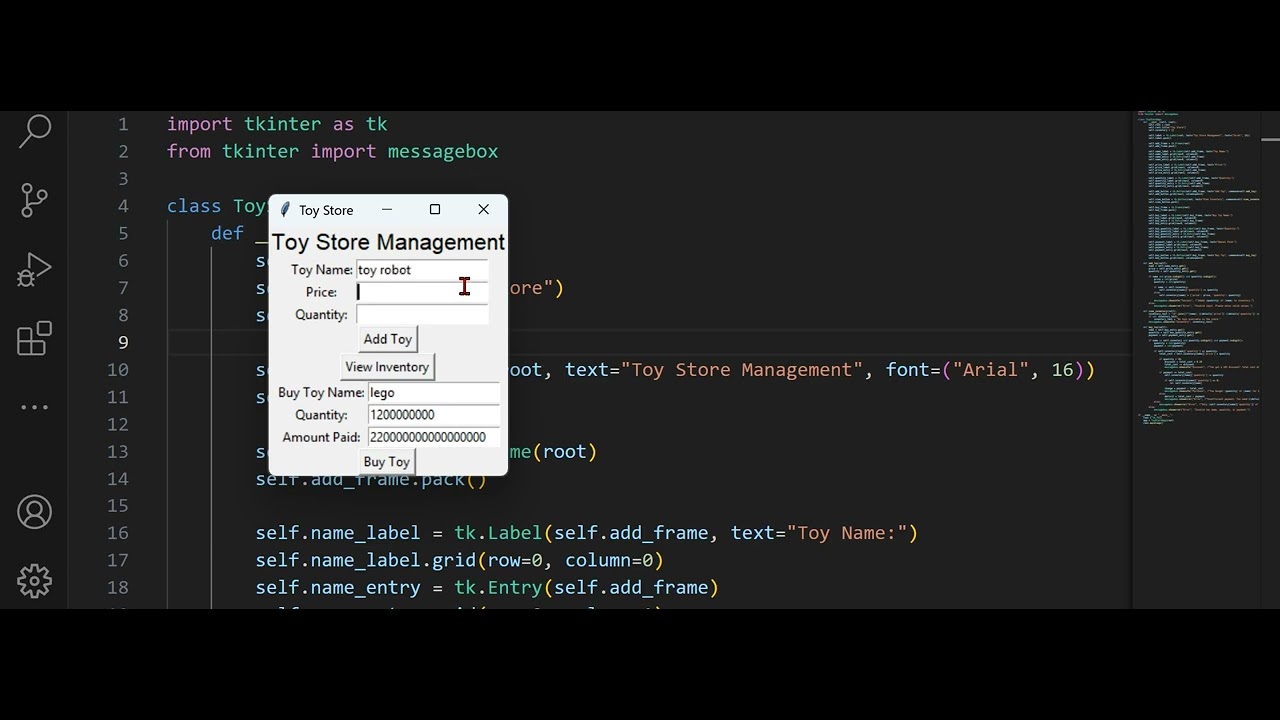 Visual Studio Code : How to make a toy store using vscode - YouTube
