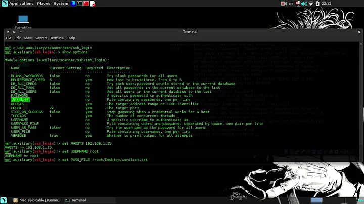 Brute-Force SSH Metasploit