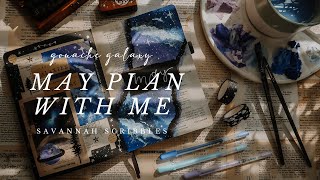 May 2024 Plan With Me I Galaxy Theme I Scribbles That Matter Journal
