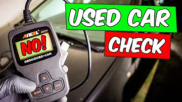 Used vehicle check with OBD2 scanner | Mileage/Engine