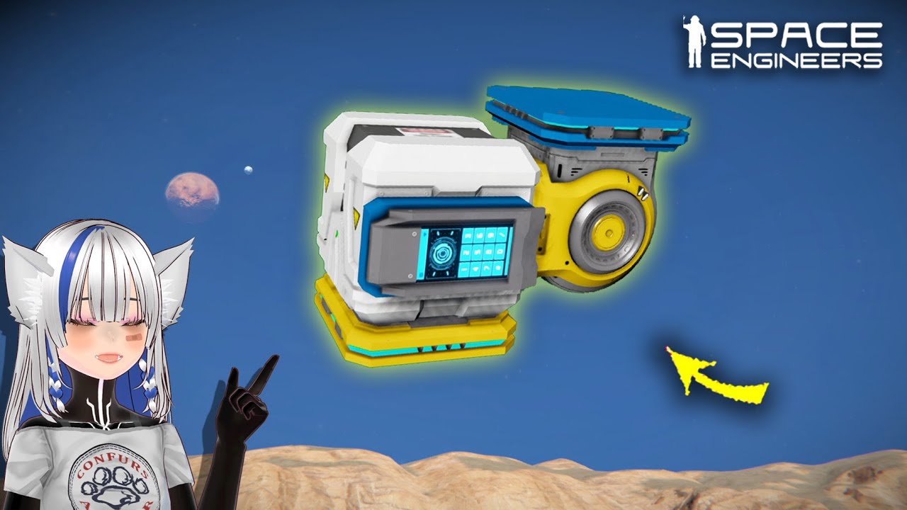 This is The Smallest Clang Machine Ever, Space Engineers - YouTube