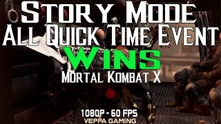 MKX - Story Mode: All Quick Time Event Wins
