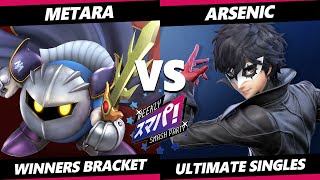 Sumapa 137 - Metara (Meta Knight) Vs. Arsenic (Joker) Smash Ultimate - SSBU