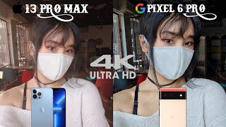 Google Pixel 6 Pro VS iPhone 13 Pro Max Camera Test 4K (NEW VIDEO)