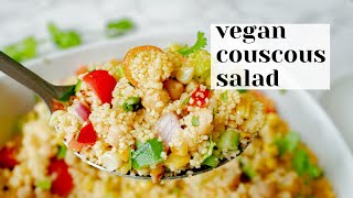 Vegan Couscous Salad - Cold Couscous Salad With In Lime Dressing