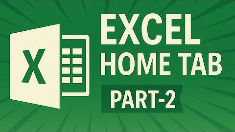 MS Excel Part-3 | Home Tab Part-2 | Computer Basic Course | ComputerGyan Academy 