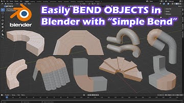 How to Easily Bend Objects in Blender | Simple Bend Modifier | Beginners