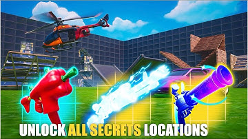 1V1 WITH EVERY GUN HIVE MAP FORTNITE CREATIVE - UNLOCK ALL NEW SECRETS LOCATIONS