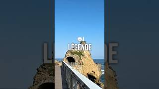 Le Rocher ?? de la Vierge ?? Connaissais-tu la légende ? #biarritz #cotebasque #legende