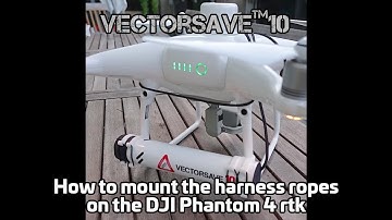 VectorSave™10 Phantom4 RTK parachute rescue system mounting tutorial