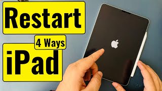 How to Restart iPad in 4 Ways - 2024 (iPad Pro, iPad Mini, Air)