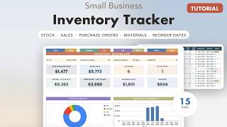 Inventory Tracker — Google Sheets + Excel template walkthrough (6 min)