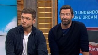 Hugh Jackman, Taron Egerton on 'Eddie The Eagle'