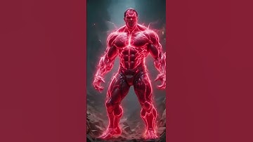 Red Hulk and AI Robot #animation #transformers #fusion #transaction #hybrids #ai #usa