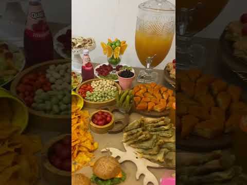 چیدمان میز تولد میز مزه و فینگرفود مهمونیت رو خاص کن اموزشش با من 