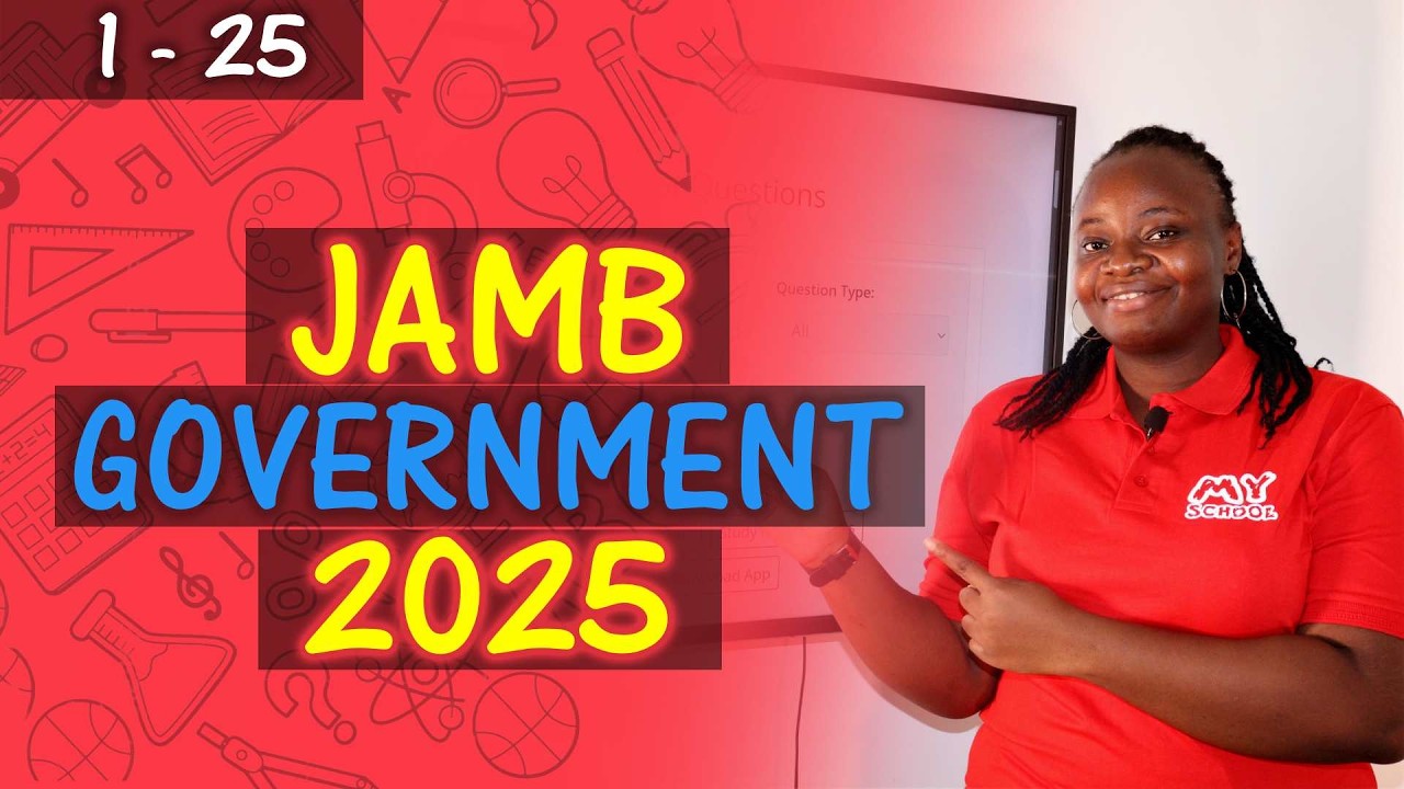 Вопросы прошлых лет 1-25 для компьютерного тестирования JAMB по государственному управлению.