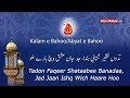 Kalam e bahooabyat e bahoo tadoon faqeer shatabi banda