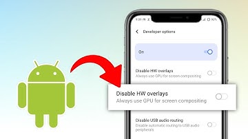 What is Disable HW Overlays in Developer Options? | Disable HW Overlays Meaning Explained