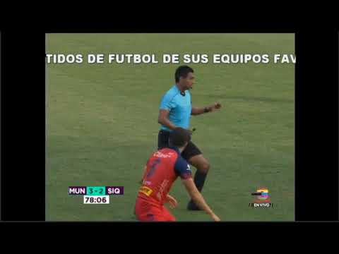 Tercer gol de Municipal ante Siquinalá
