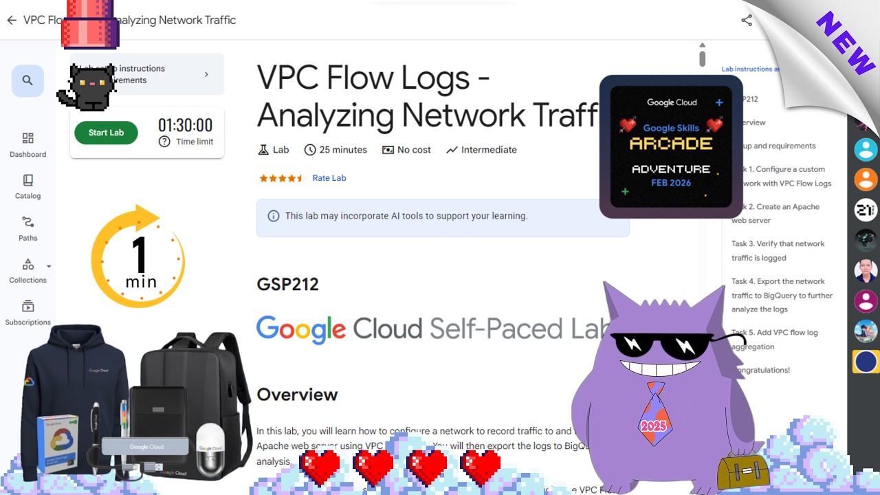 VPC Flow Logs - Analyzing Network Traffic #2025 | #GSP212 |#qwiklabs |# ...