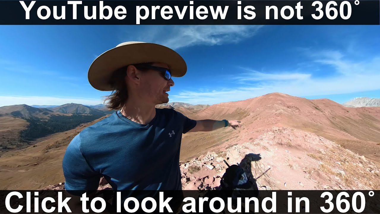 Frigid Air Pass & Hasley Pass from Schofield, CO in 360 camera video!