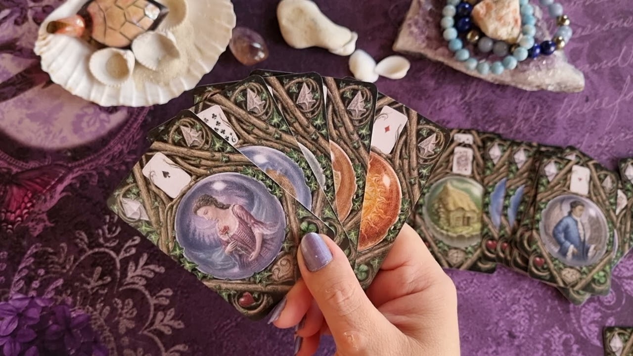 LES CARTES SOUS L'OREILLER version Petit lenormand: technique très ancienne pour émettre un vœu 🍀💛🌞