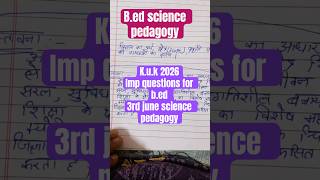 Most important questions in science pedagogy .b.ed 1st year #previousyearquestions #2025#2026