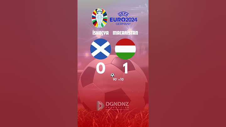 Euro 2024 Günün Sonuçları - DGNDNZ Production - A Grubu - #almanya #isviçre #macaristan #iskoçya