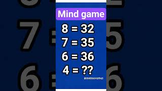 mind games #maths #challenge #mathematics #mindgame  #iqtest