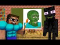 Monster school  drawing challenge 7  minecraft animation