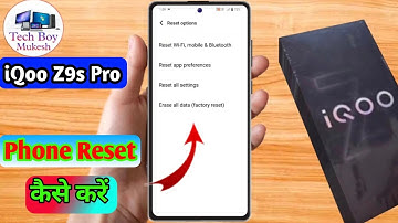 how to reset iqoo z9s pro | iqoo z9s pro reset kaise kare