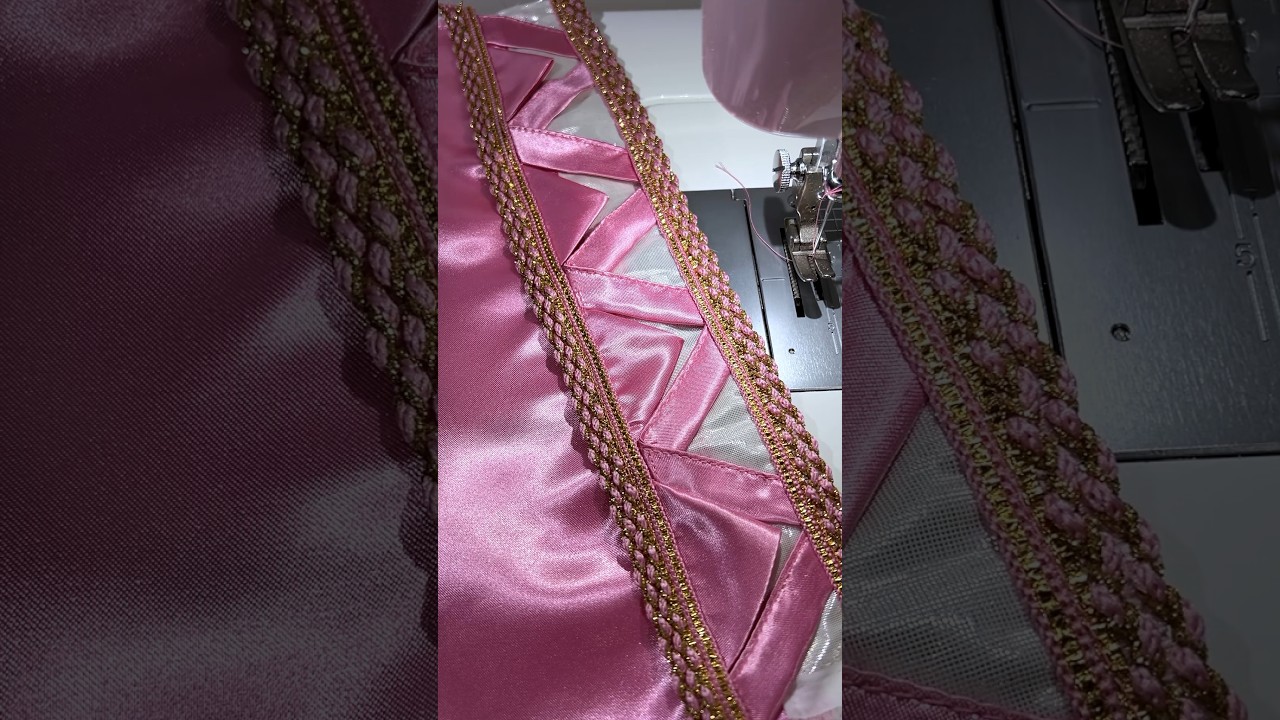 Making Sleeve Designs with Satin Fabric - Sewing Tips and Tricks 