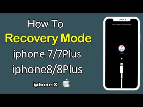 How to Put Your iPhone 7/7 Plus/8/8 Plus/X Into Recovery Mode 2018