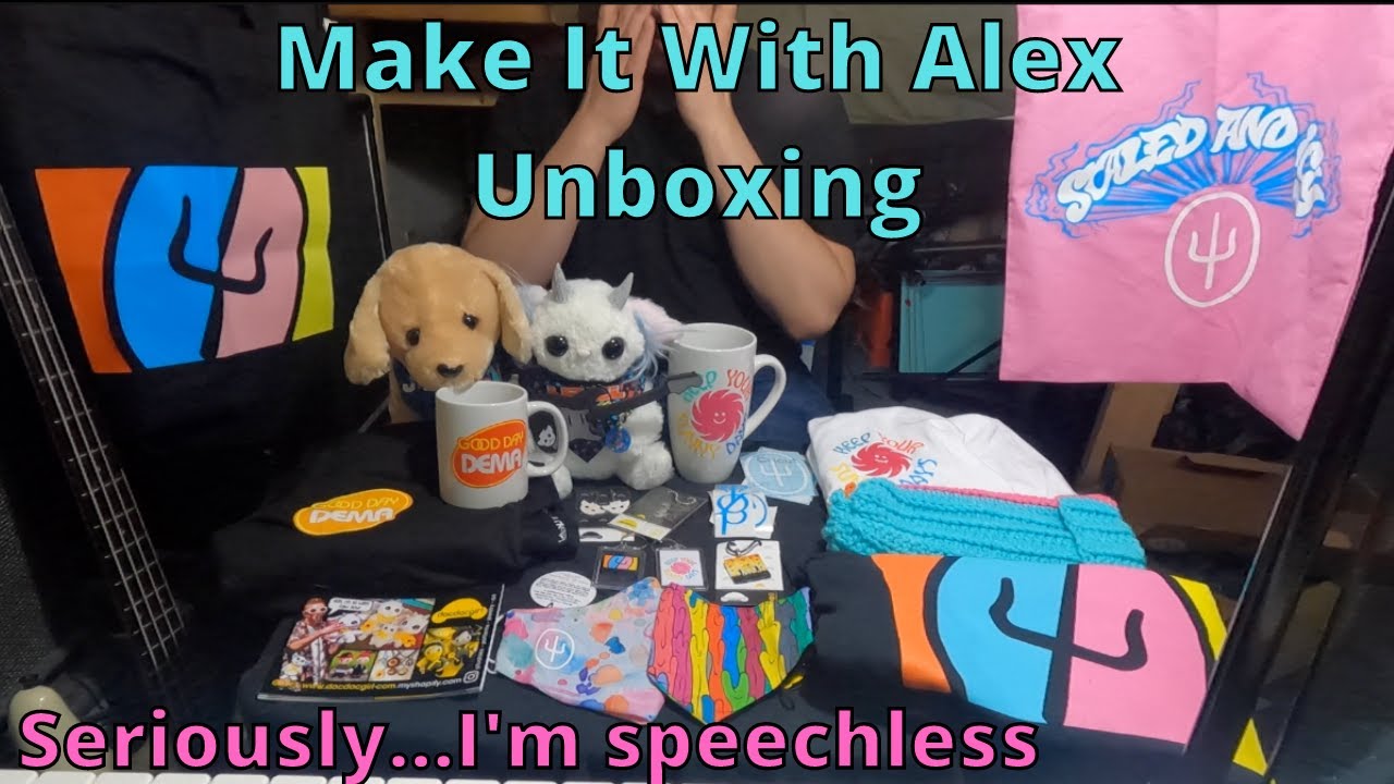 SHIRTS! NED! JIM! AND MUCH MORE!!! | Make It With Alex Unboxing
