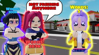 Part-1: Rumi got LITTLE WORDS so They BETRAYED HER 😱! ROBLOX STORY