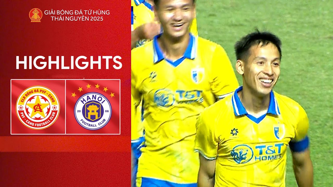 Highlights | PVF CAND vs HÀ NỘI FC | Hùng Dũng và tuyệt phẩm chấn động sân Thái Nguyên