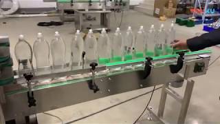 Automatic 12 head servo piston filling capping machine for liquid detergents